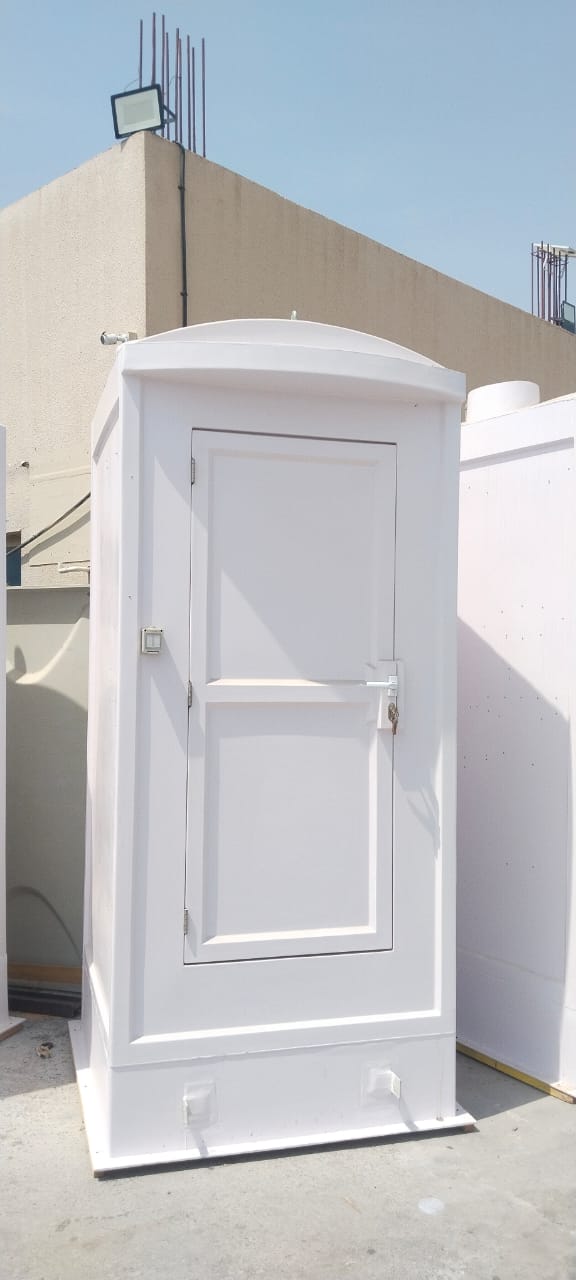 GRP portable toilet unit