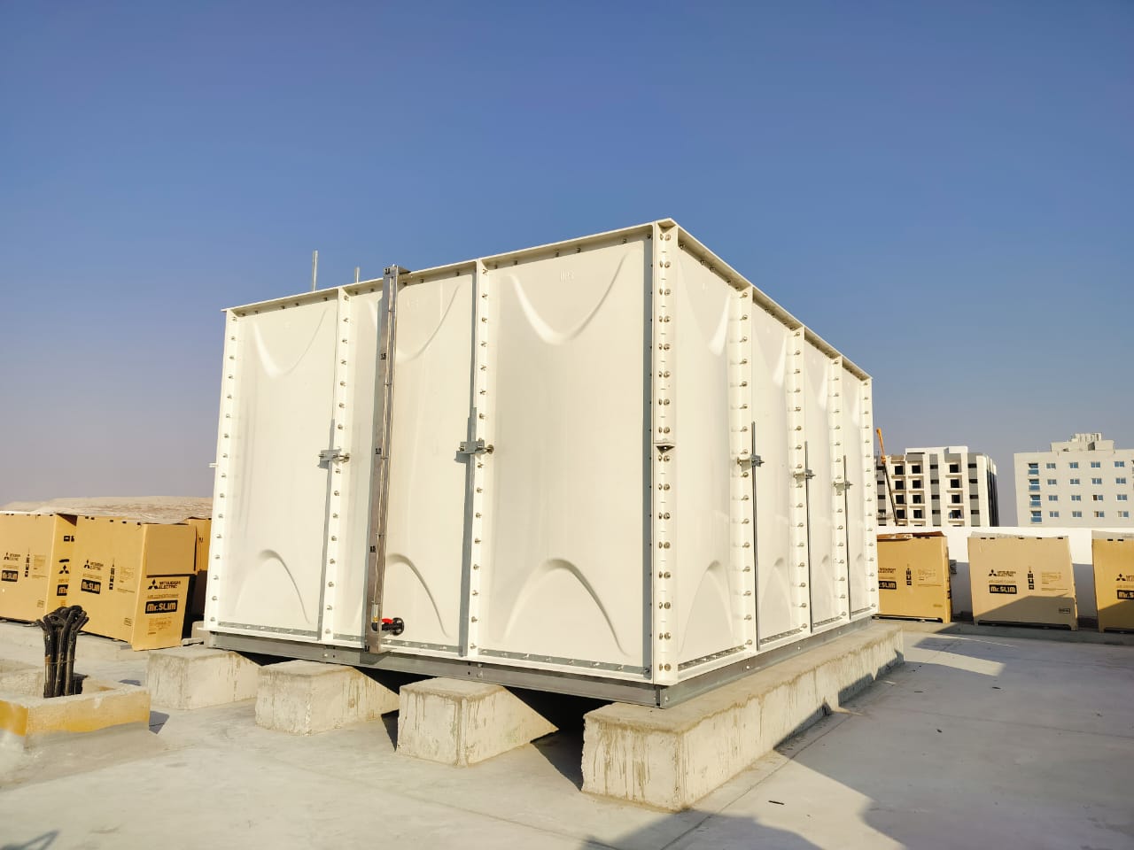 ZISIF GRP hotpress panel water tank