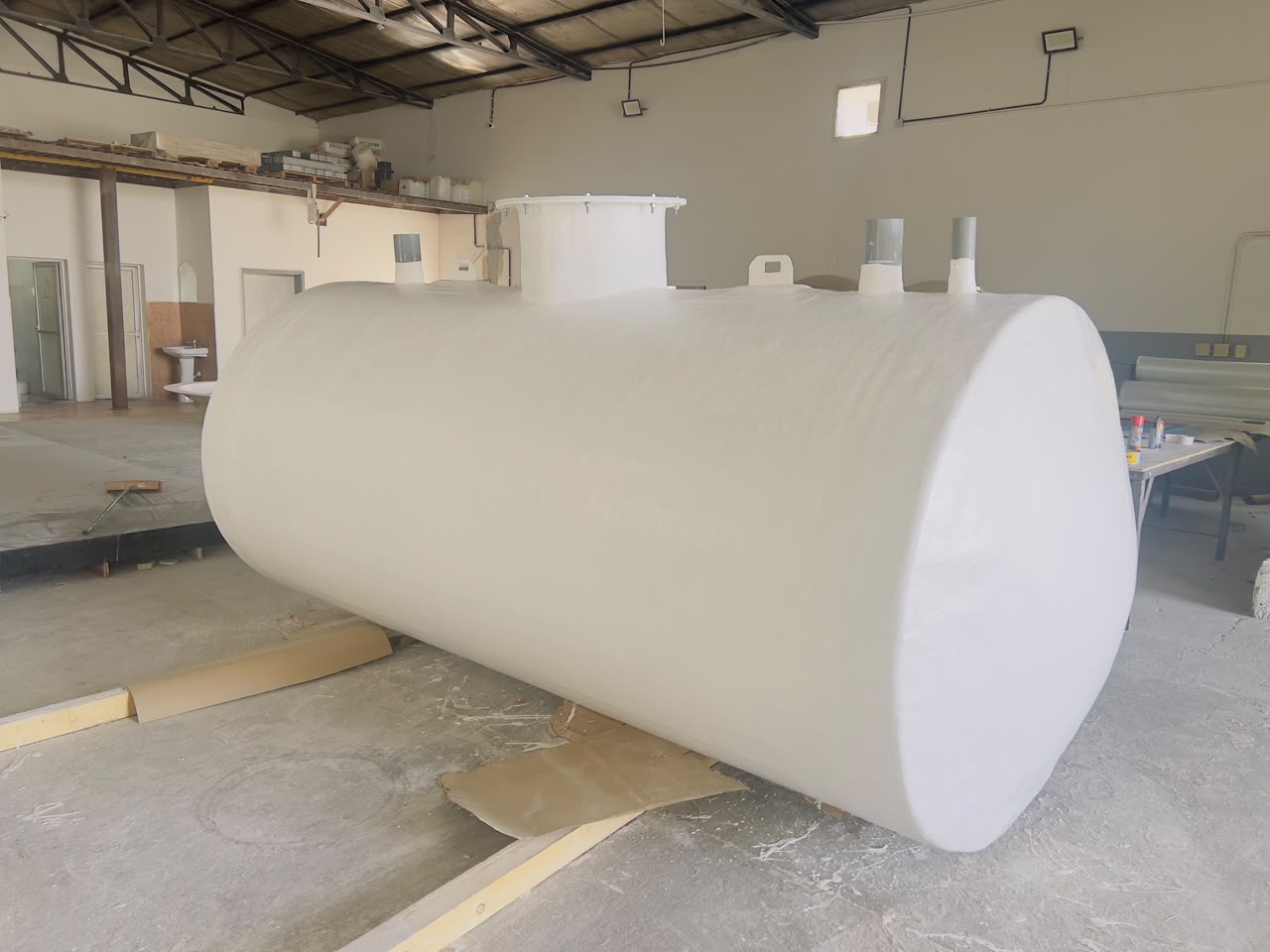 FRP Cylindrical Tank for industrial equipment