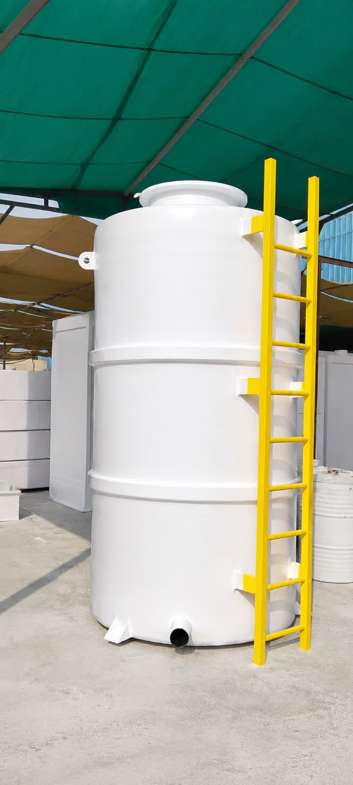 FRP Cylindrical Tank for industrial equipment
